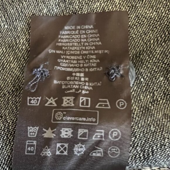 G-Star men's shirt M dark blue denim L/S slim fit zip pocket New without Tag - Picture 12 of 13